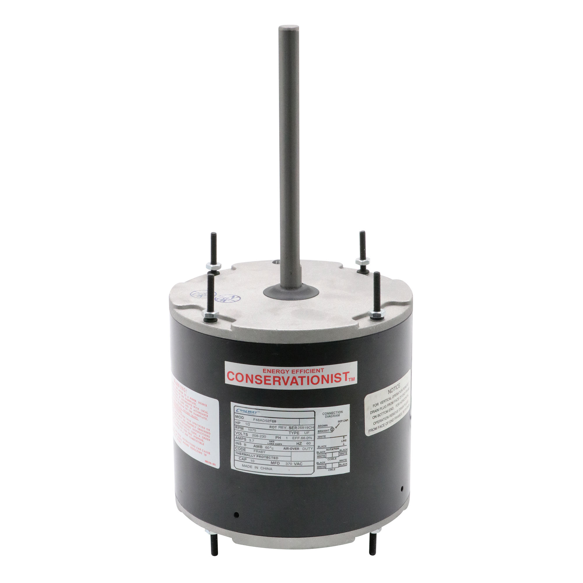 60/50Hz Vent Fan Motor