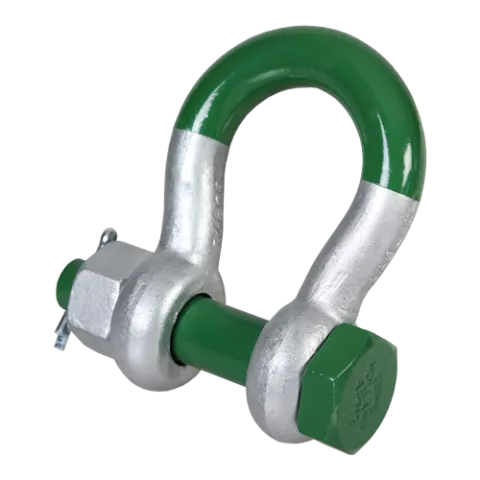 2-1/2" 85mt G-2140 Galvanized Alloy Bolt Type Anchor Shackle