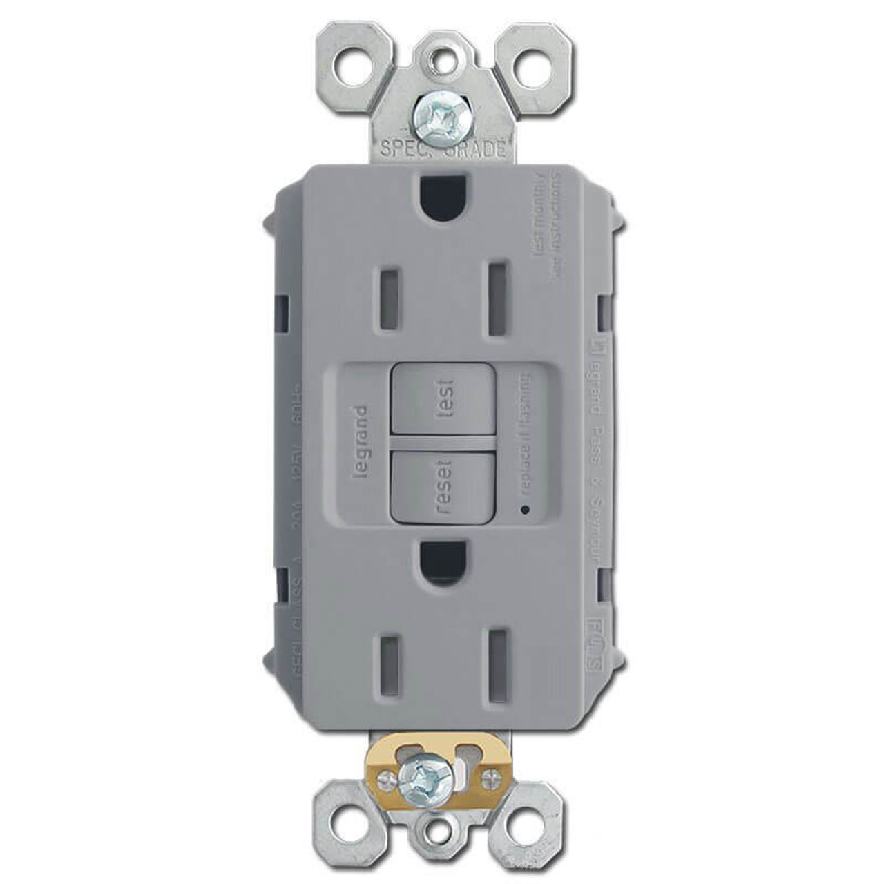 Self-Test Tamper-Resistant Outlet