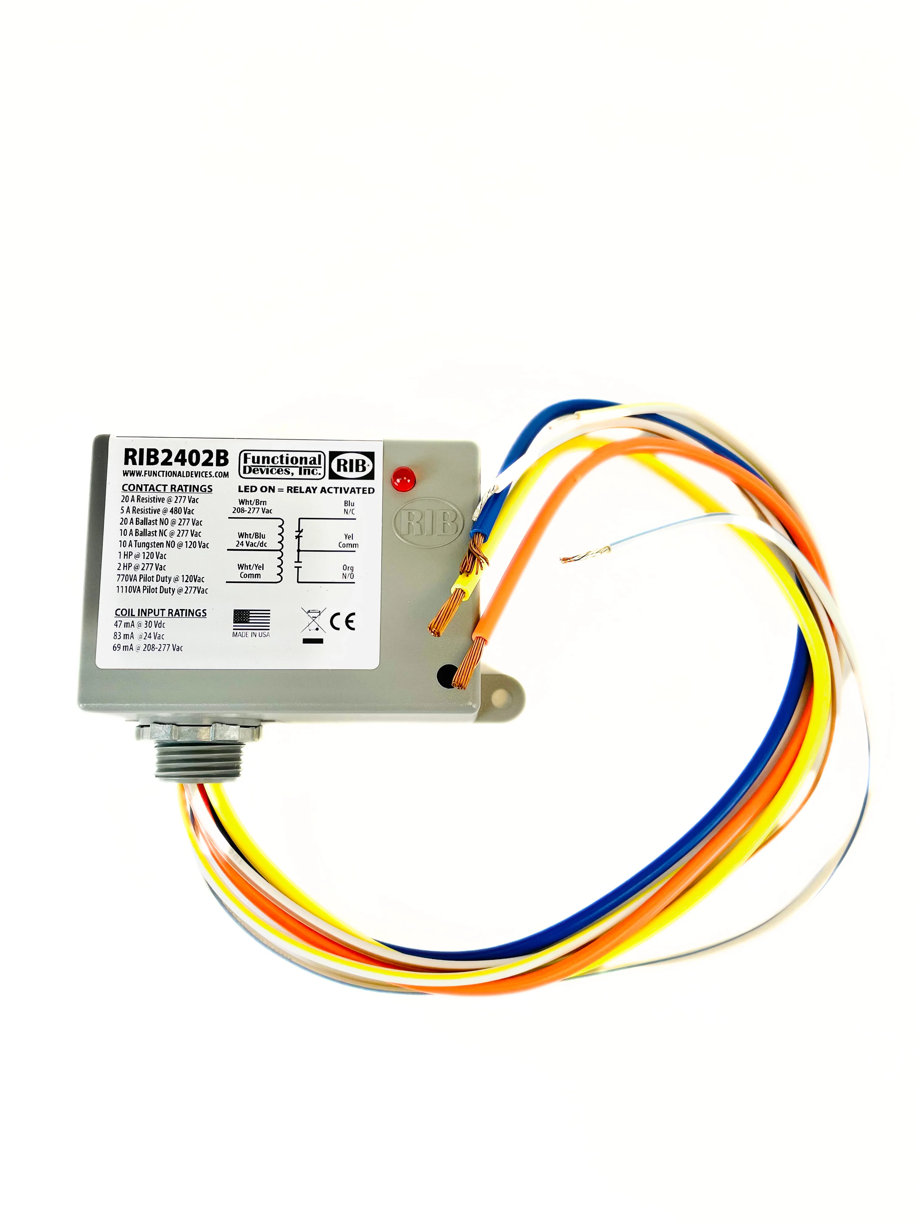 Enclosed Pilot Relay
