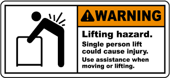 Lifting Point Caution Label