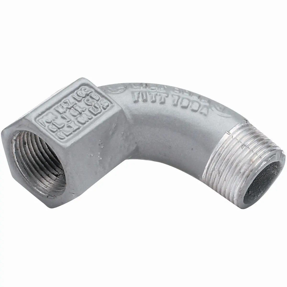 Kellems Aluminum Threaded Conduit Elbow – 90° elbow