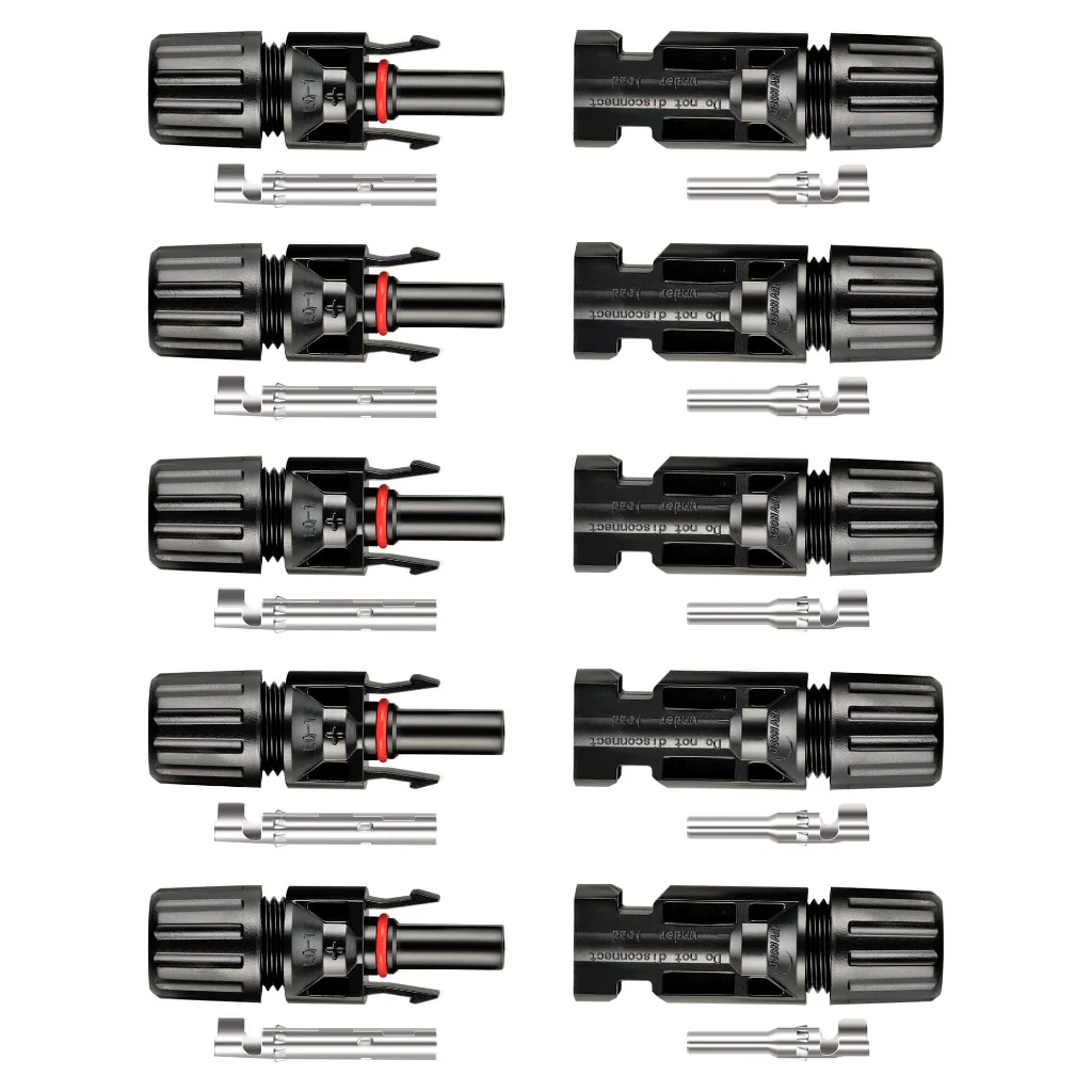 Black Disconnect (Female Type) with Pins