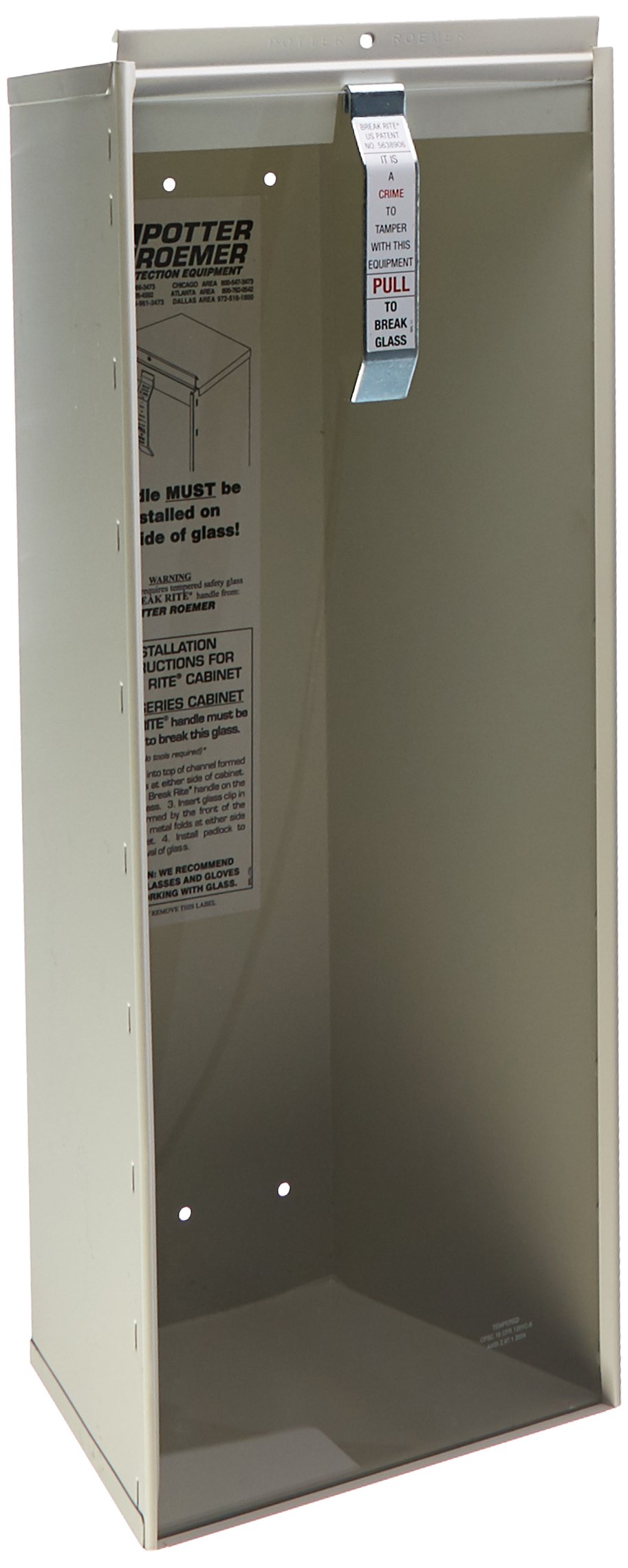 KIDDE surface mount fire extinguisher cabinet