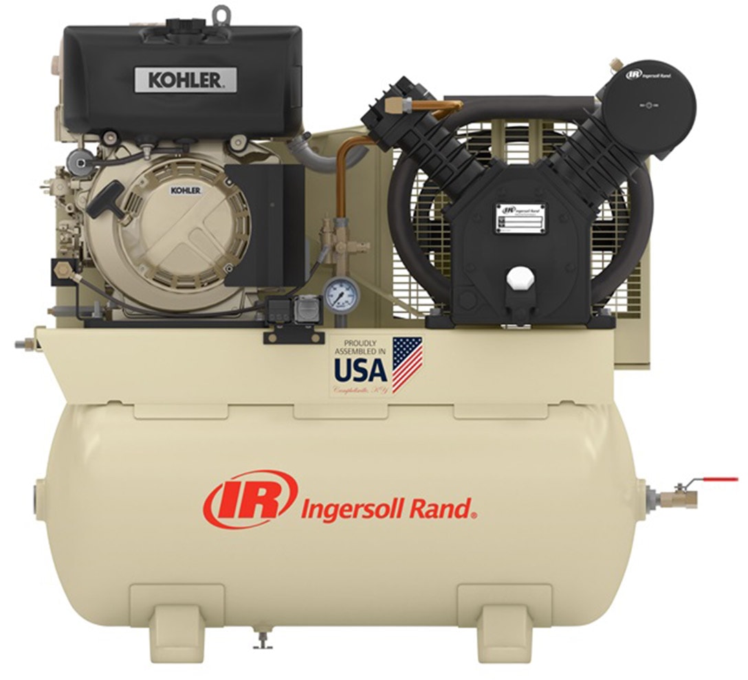INGERSOLL RAND CO. 200V Horizontal Electric Air Compressor