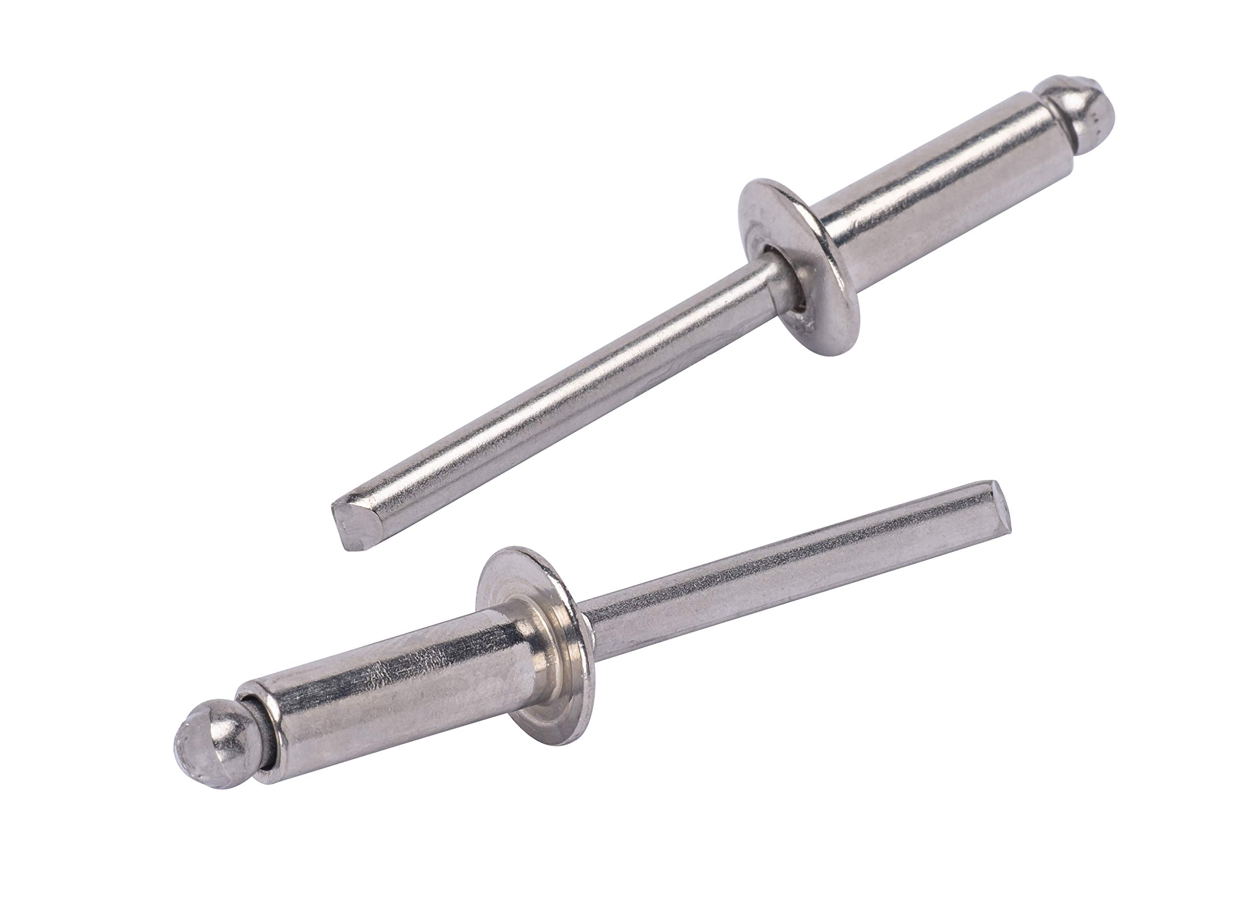Stainless steel 1/4-inch diameter rivet