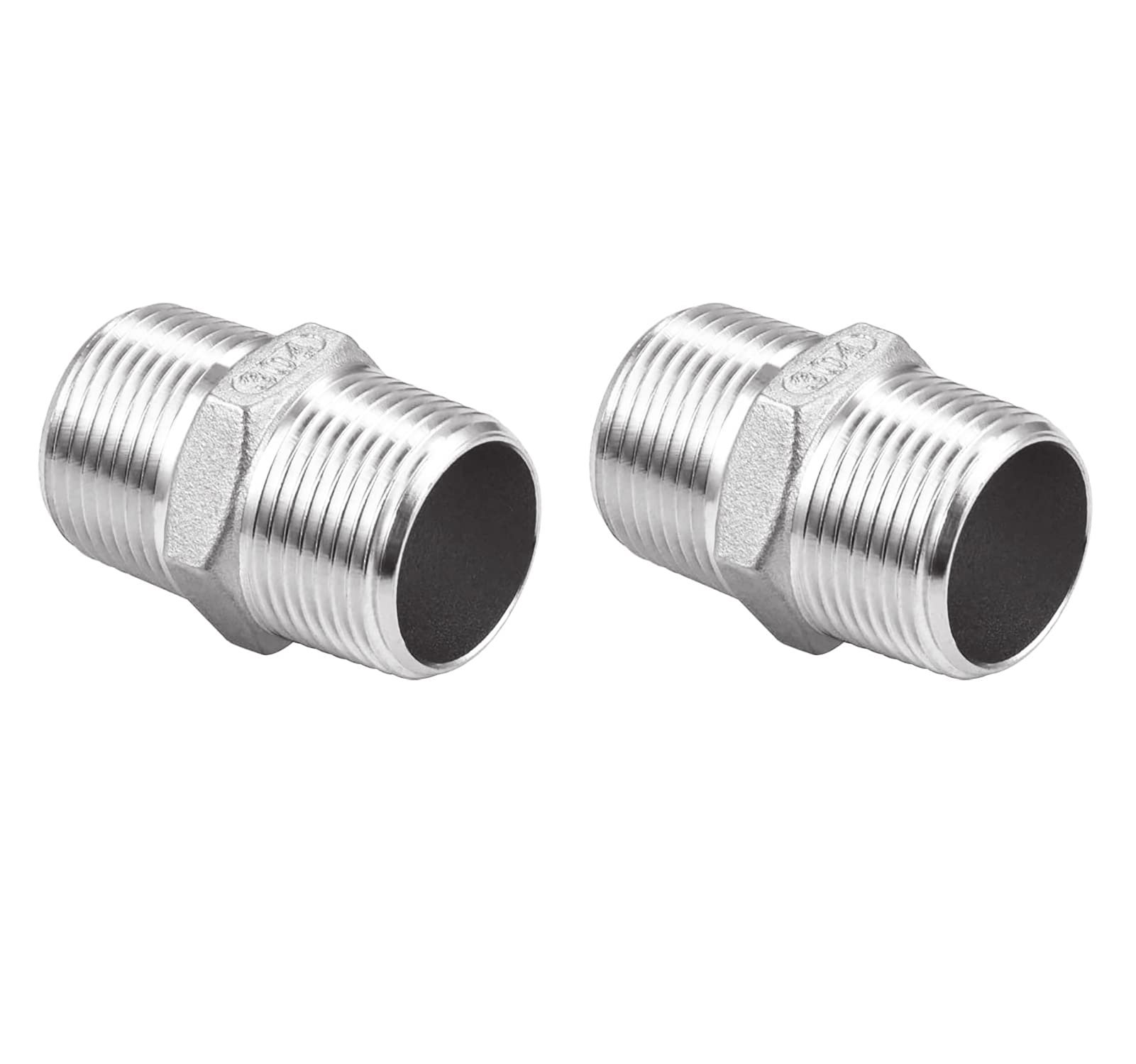1/2 Inch NPT Male Zinc Coated Steel Nipple