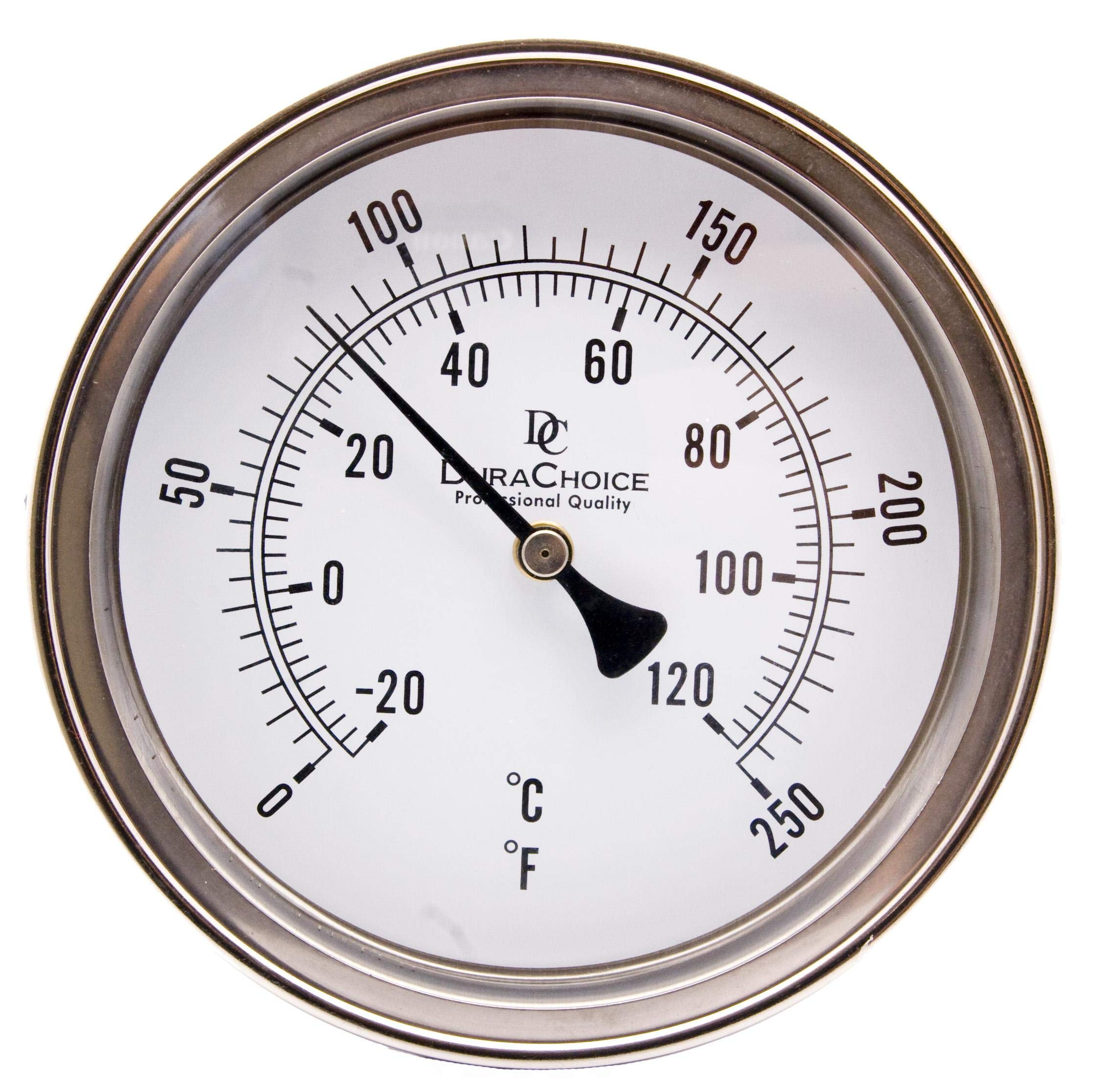 5 Inch Temperature Gauge 0-250°F