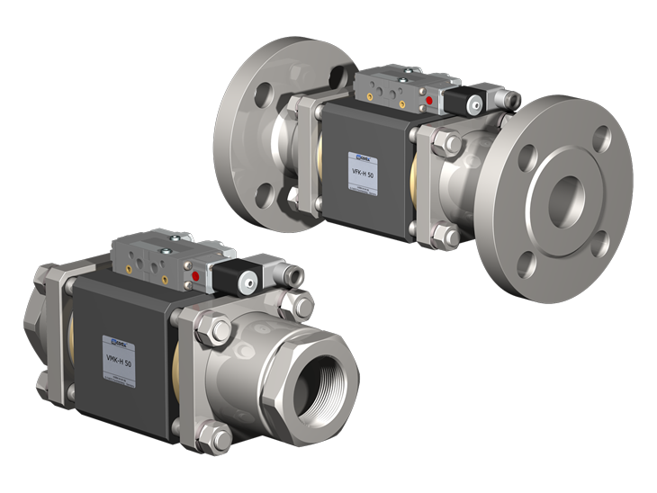Coax Valve with Support Bracket