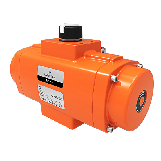 Fail-open actuator with 316SS pinion and hardware