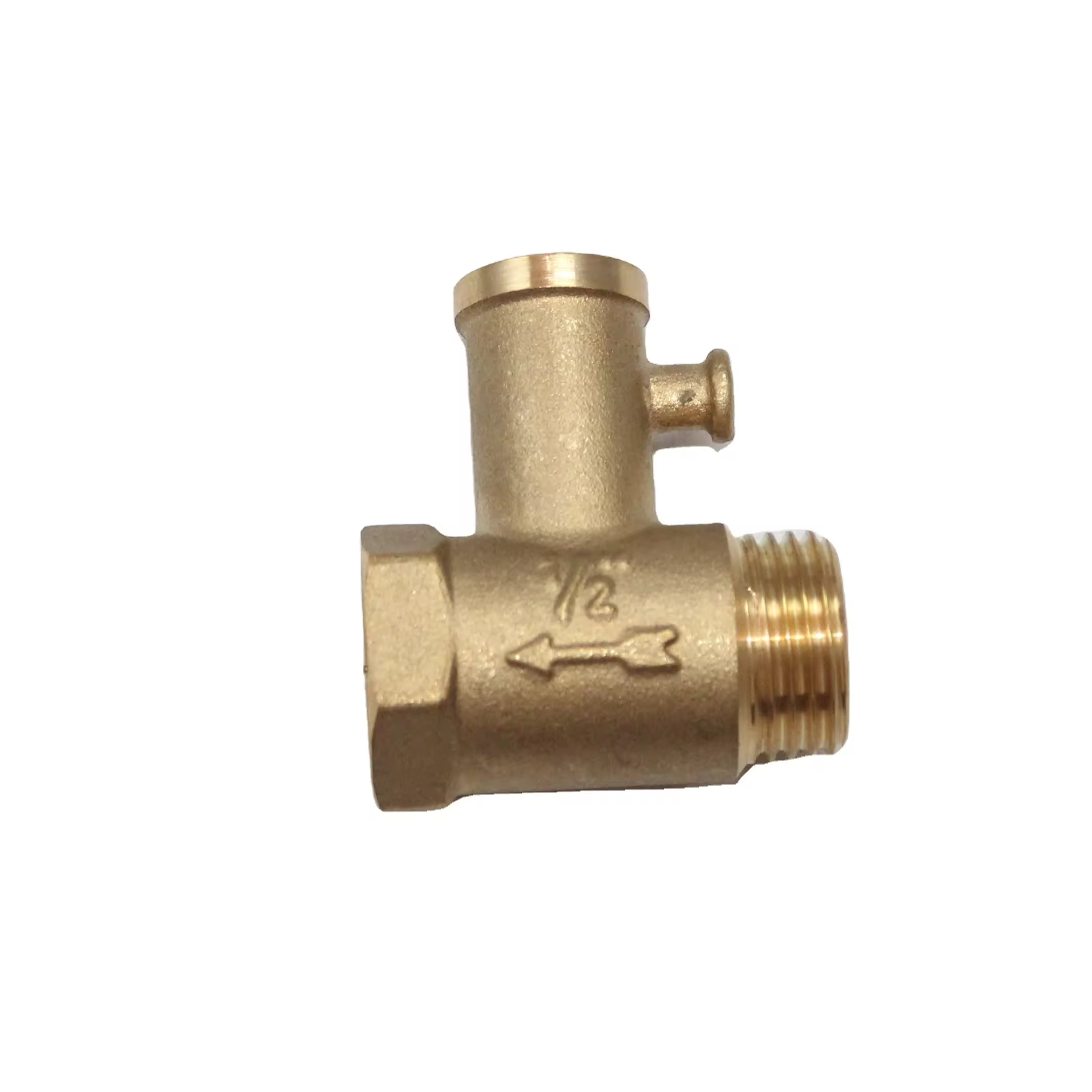 Relief valve with brass body and bonnet