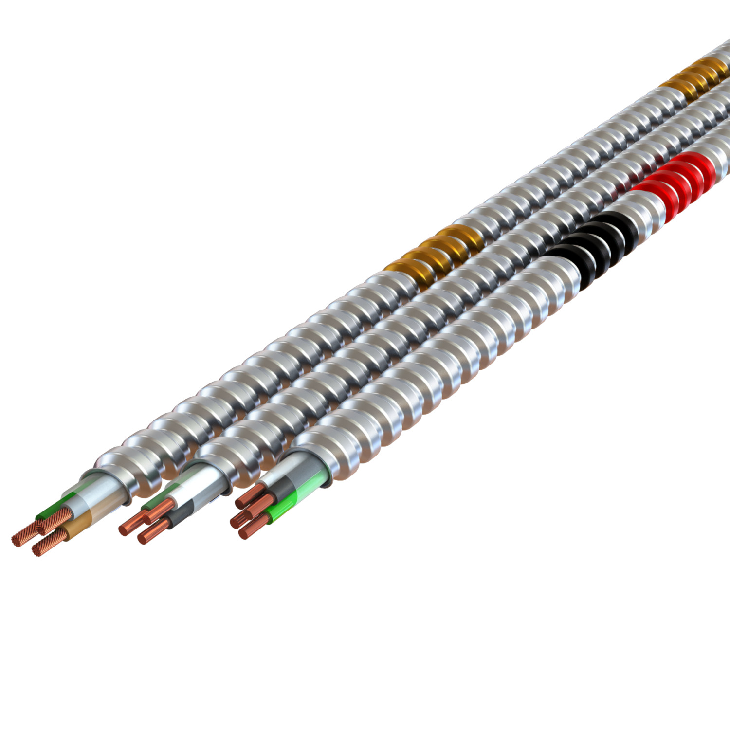 Aluminum Armor Mc Cable Interlocked Aluminum Armor