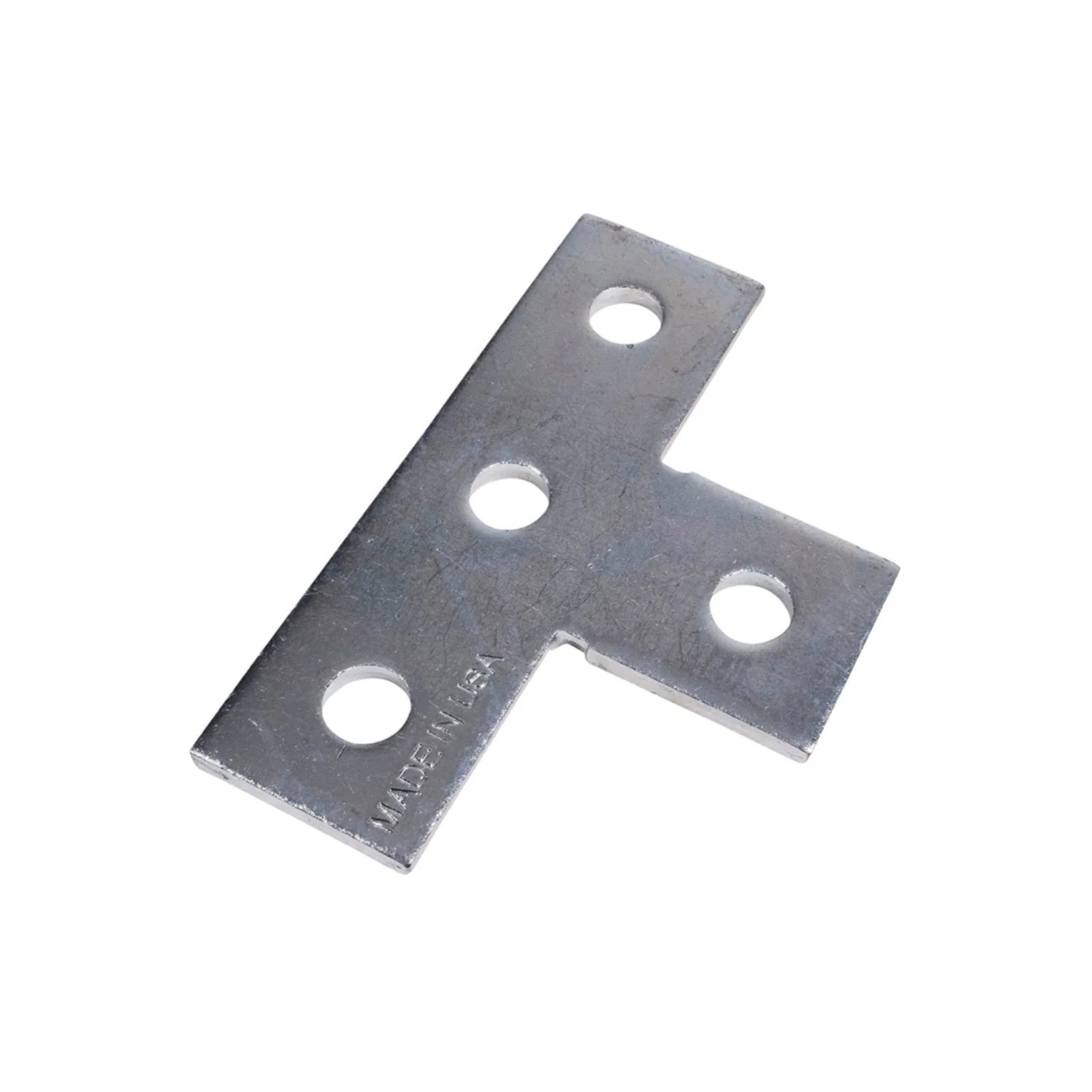 G-Strut flat tee plate with 4 holes