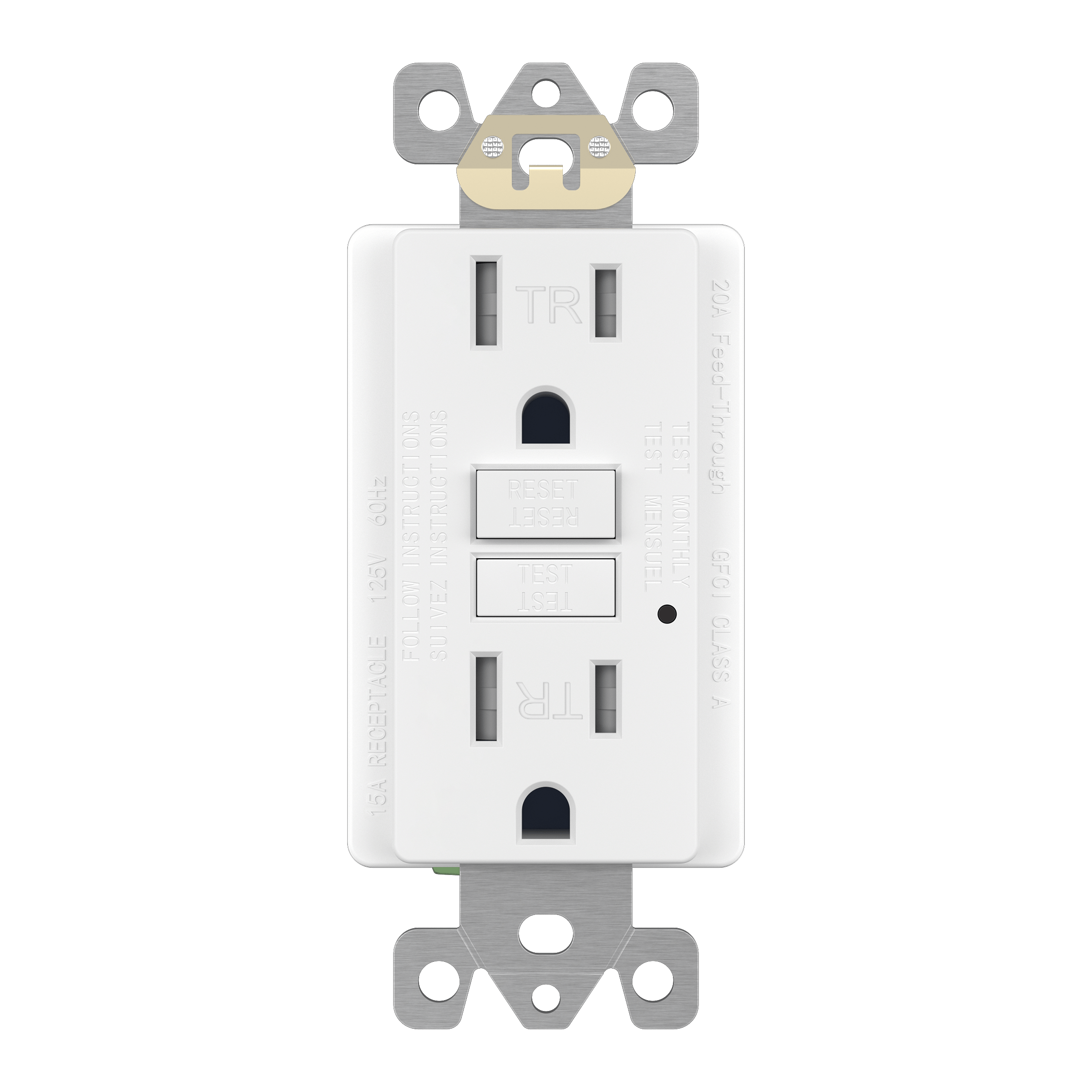 Self-Test Tamper-Resistant Outlet
