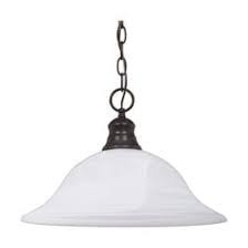 SATCO 60/391 Transitional Hanging Dome Pendant Light Fixture