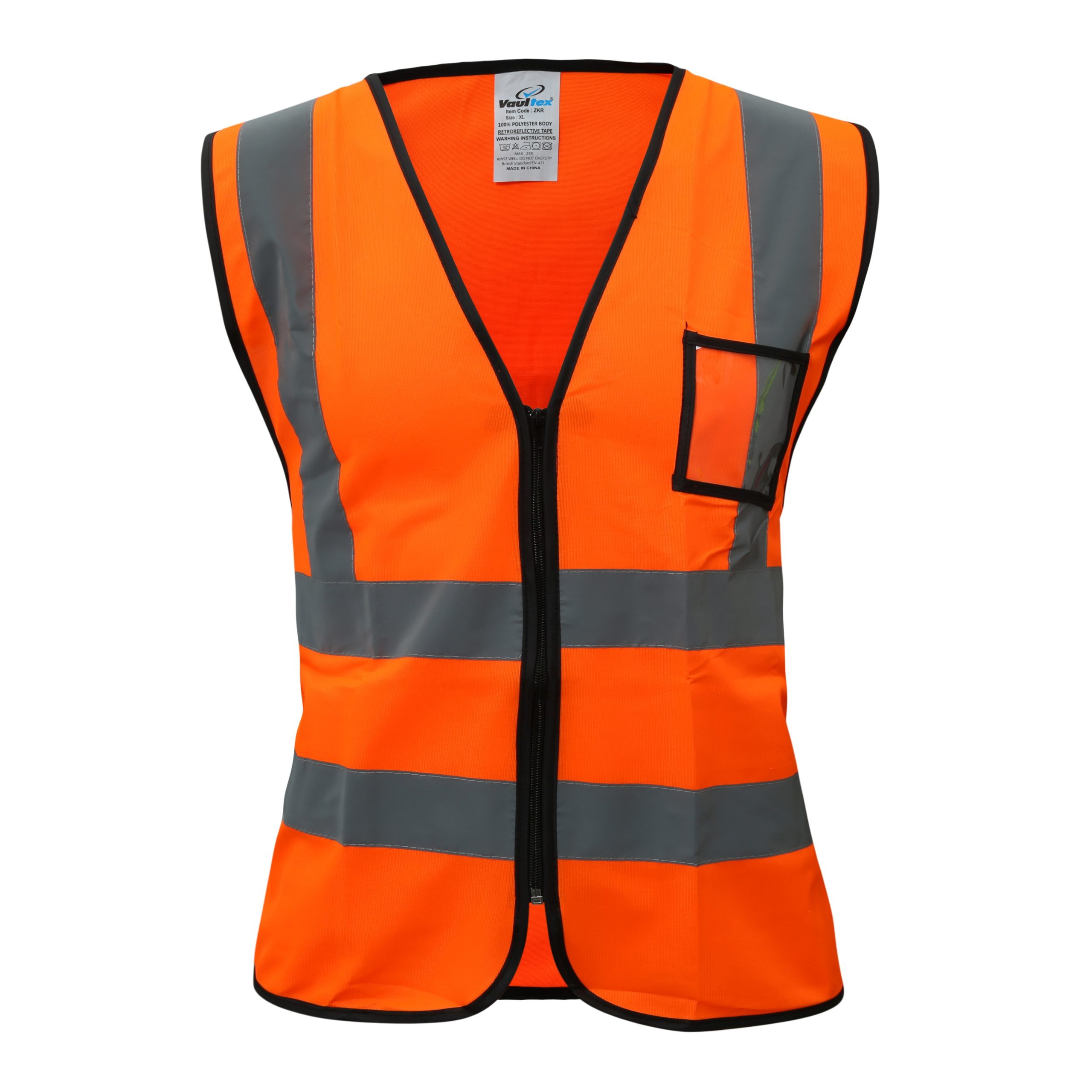 High visibility safety vest SAF UNIV ORN
