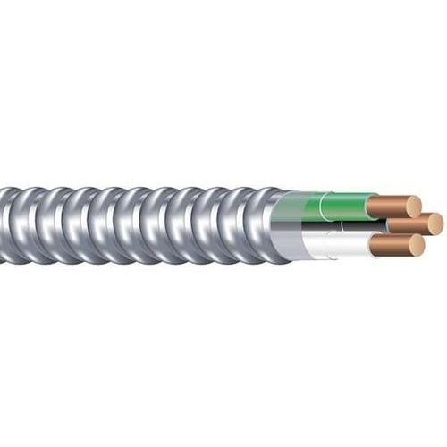 10 AWG solid copper conductor Kaf-Tech MC TUFF Armored Cable