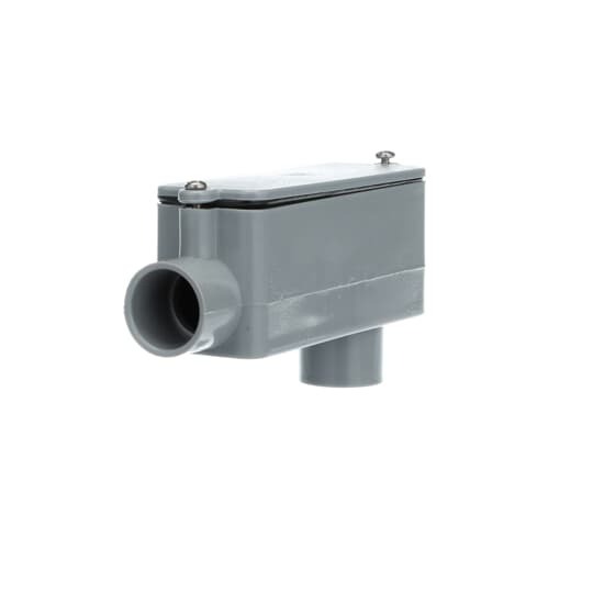 12 cubic inch PVC LB Conduit Body