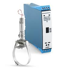 0085 Pipe Clamp Temperature Sensor and 248 Rail Mount Transmitter