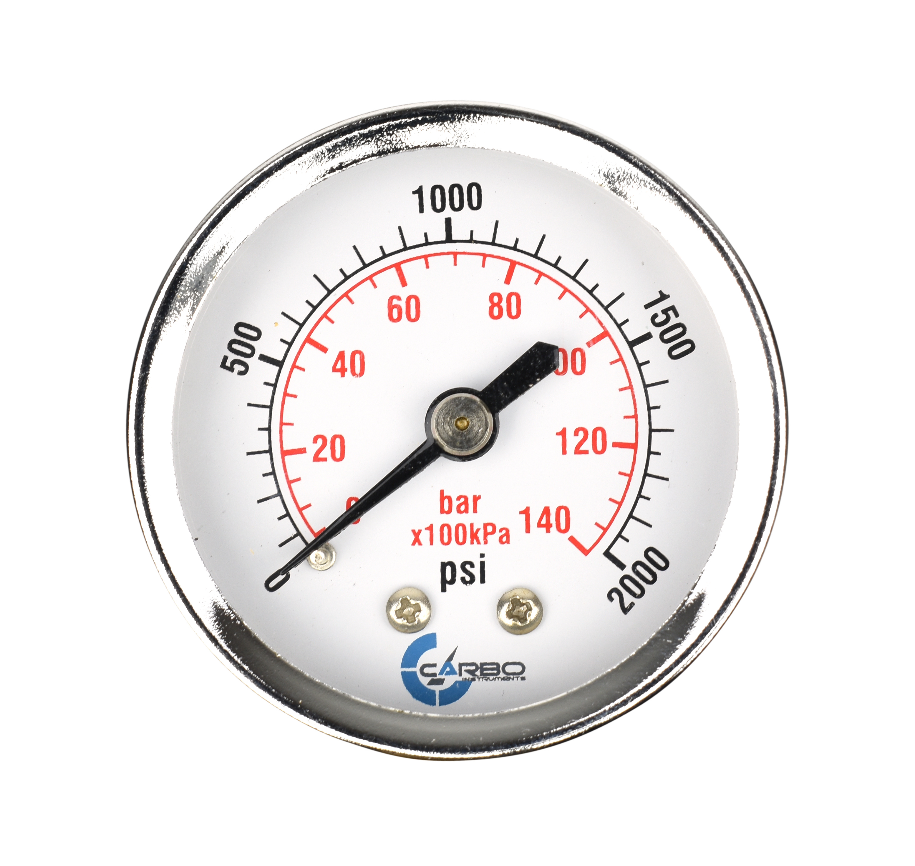 Pressure Gauge 0-2000 PSI/KPA