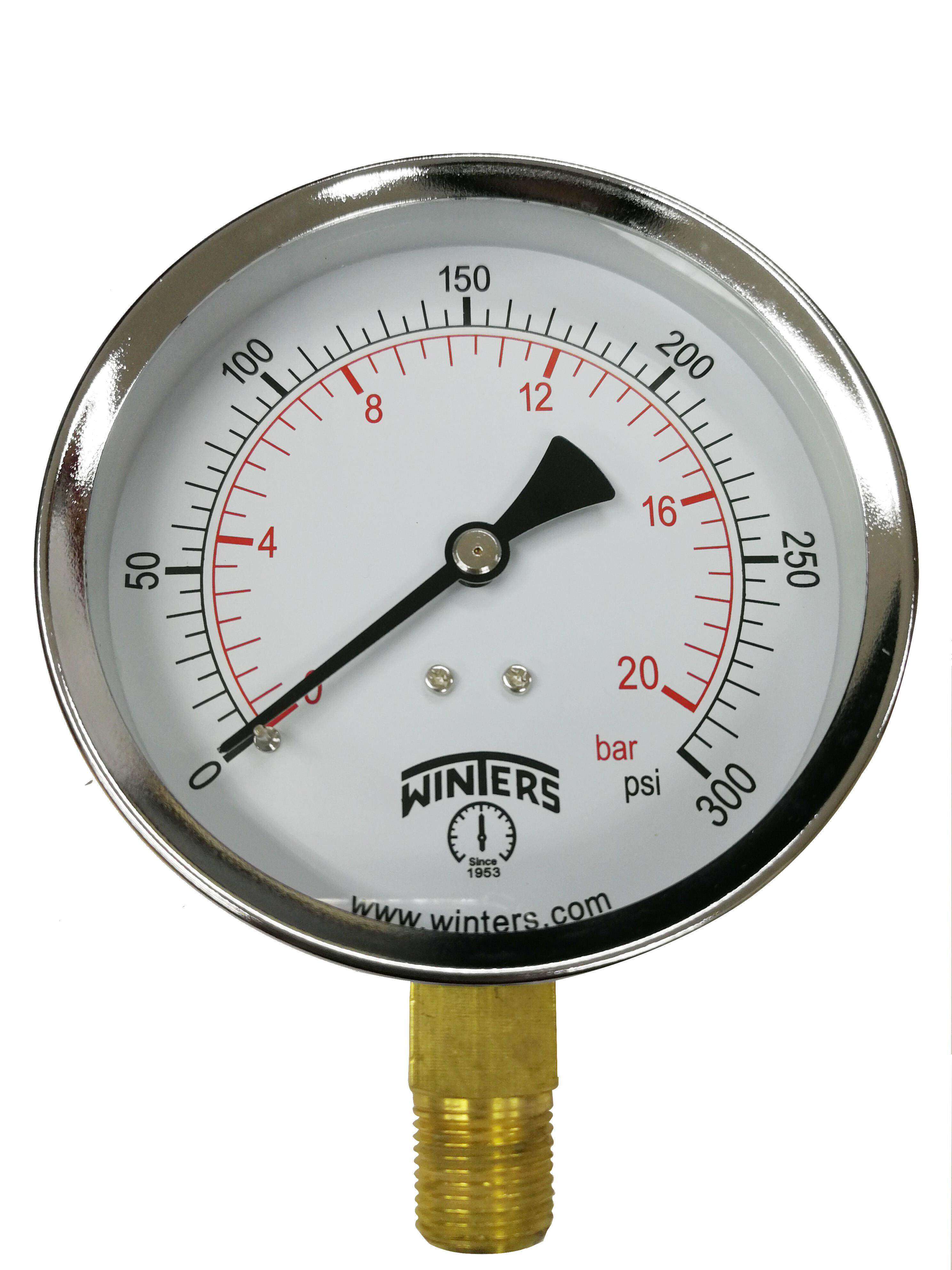 Pressure Gauge 0-300 PSI/KPA