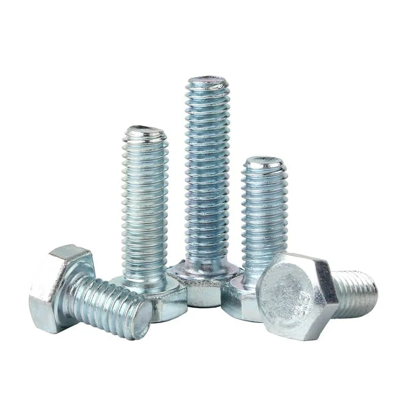 M10-1.5 x 25mm DIN 933  8.8 Zinc Plated Hex Cap Screw