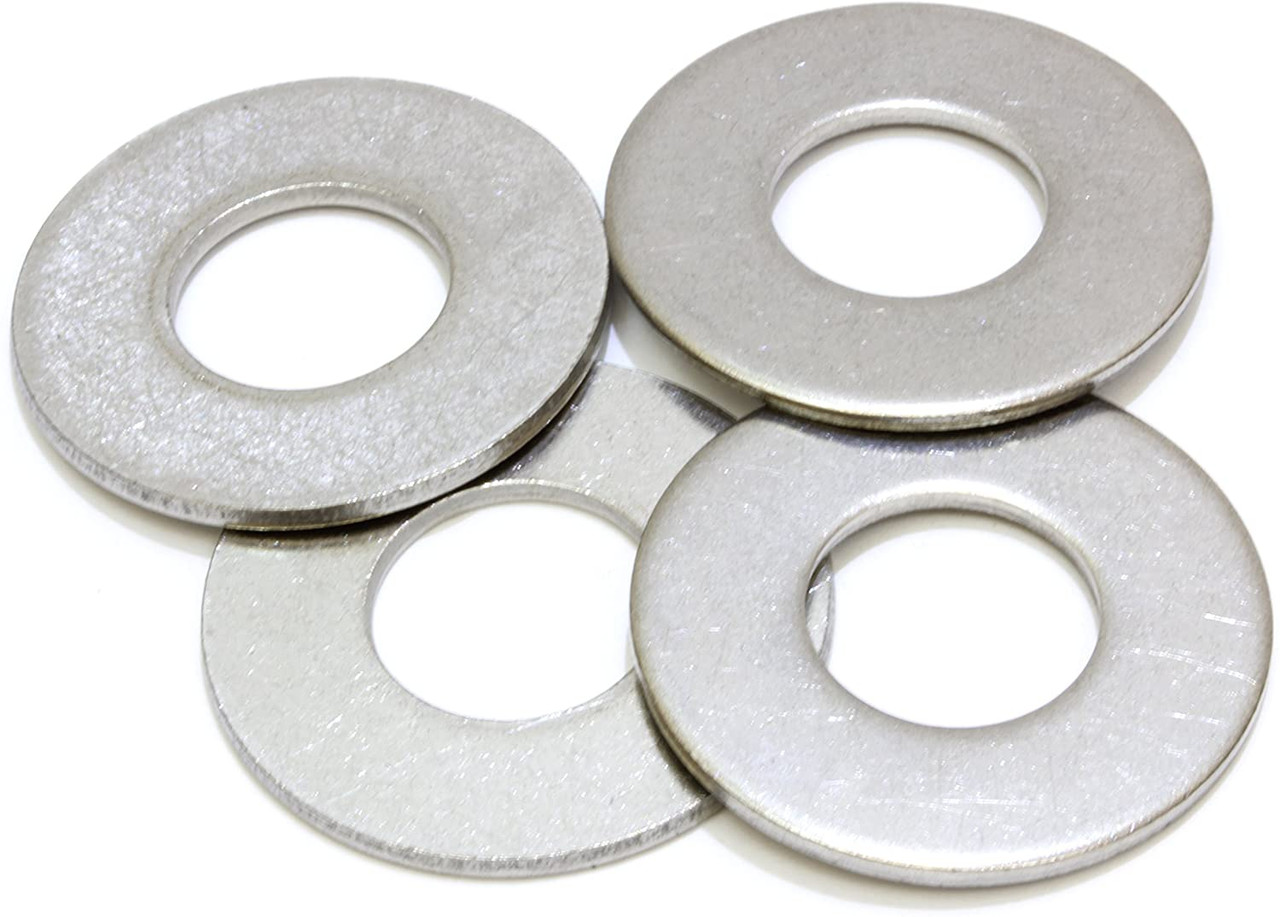 316 Stainless Steel (1-1/4" OD) 1/2" Flat Washer