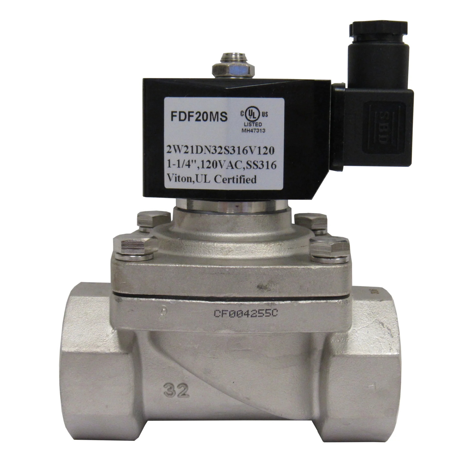 316SS 1 FNPT Solenoid Valve