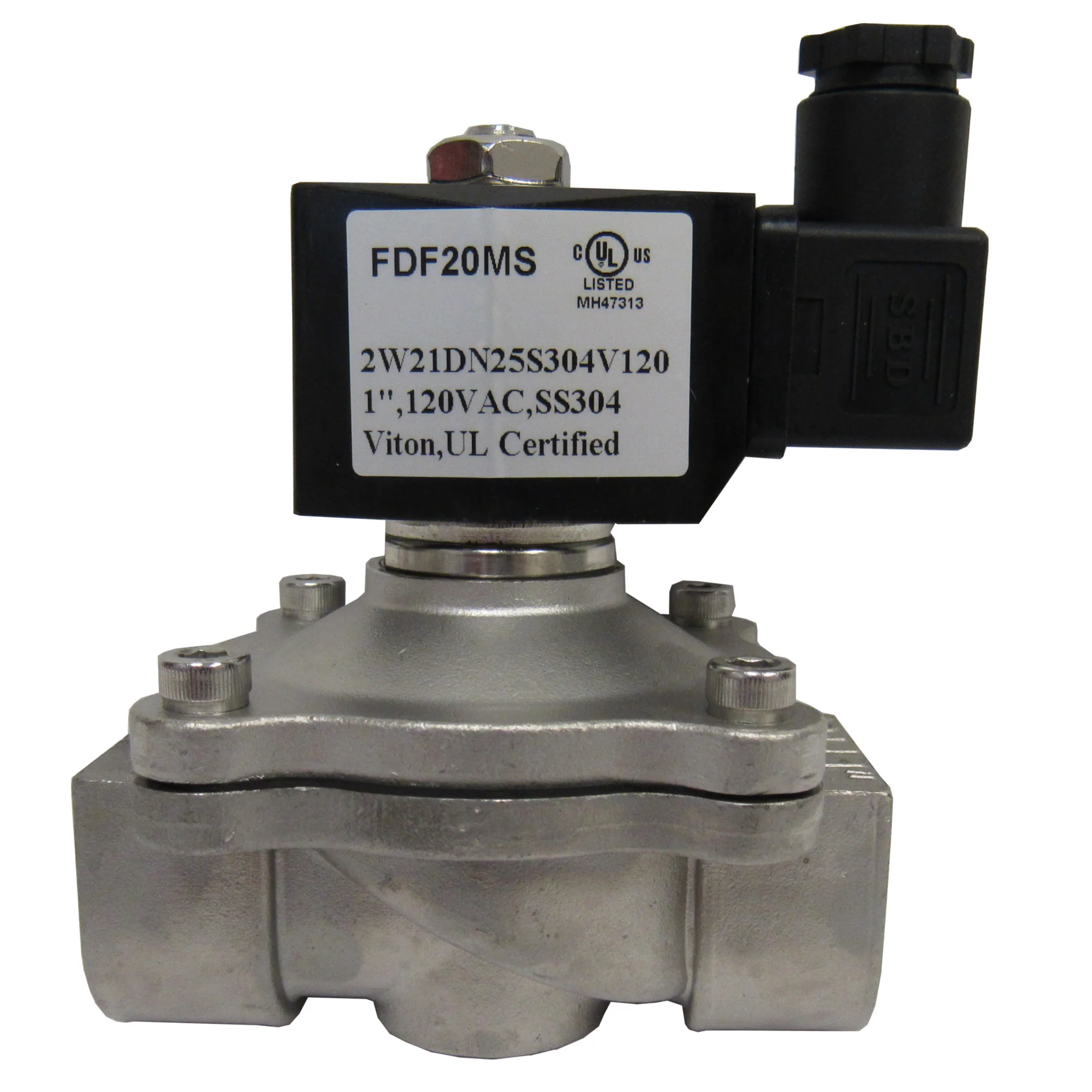 1 Inch Fail Open Air/Gas Actuated Solenoid Valve with Position Switch