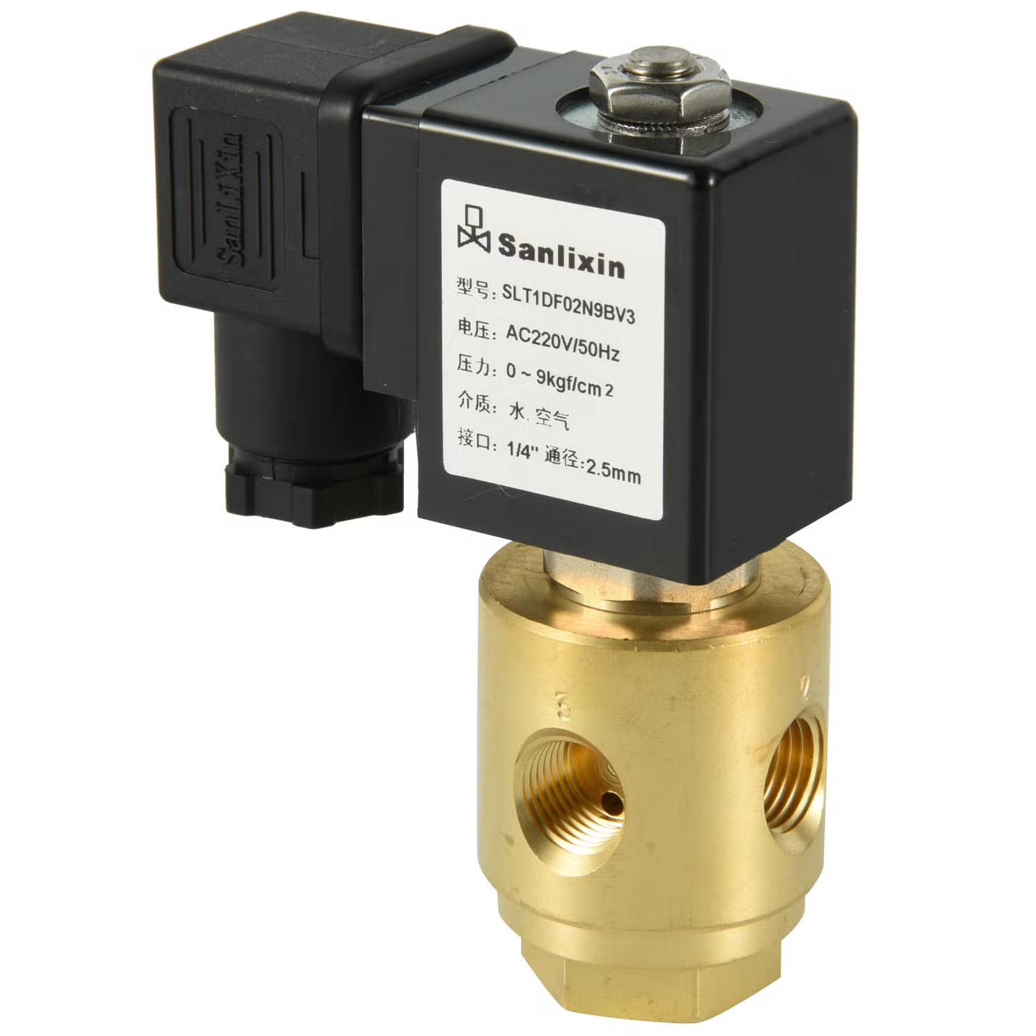 3-Way Direct Acting Solenoid Valve