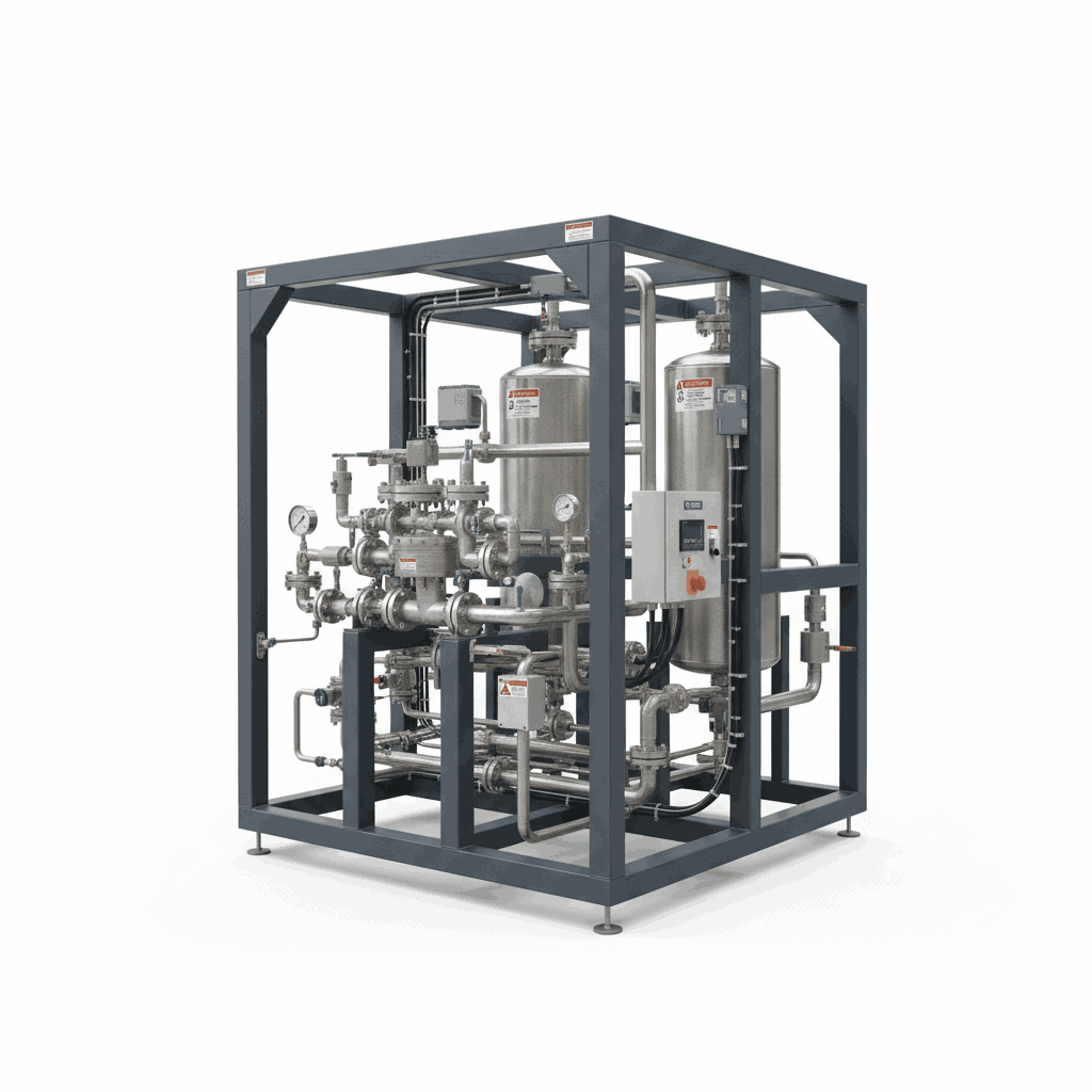 Hydrogen Blending Skid for LM6000 PC