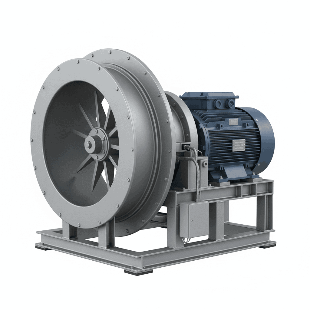 35000 SCFM Fan/Motor Assembly