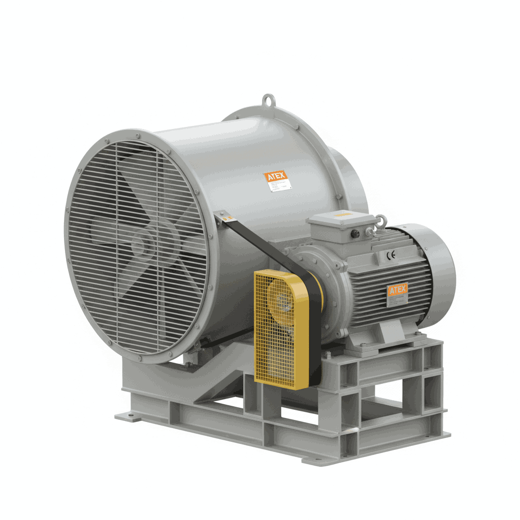 60,000 CFM Fan/Motor Assembly 125HP ATEX