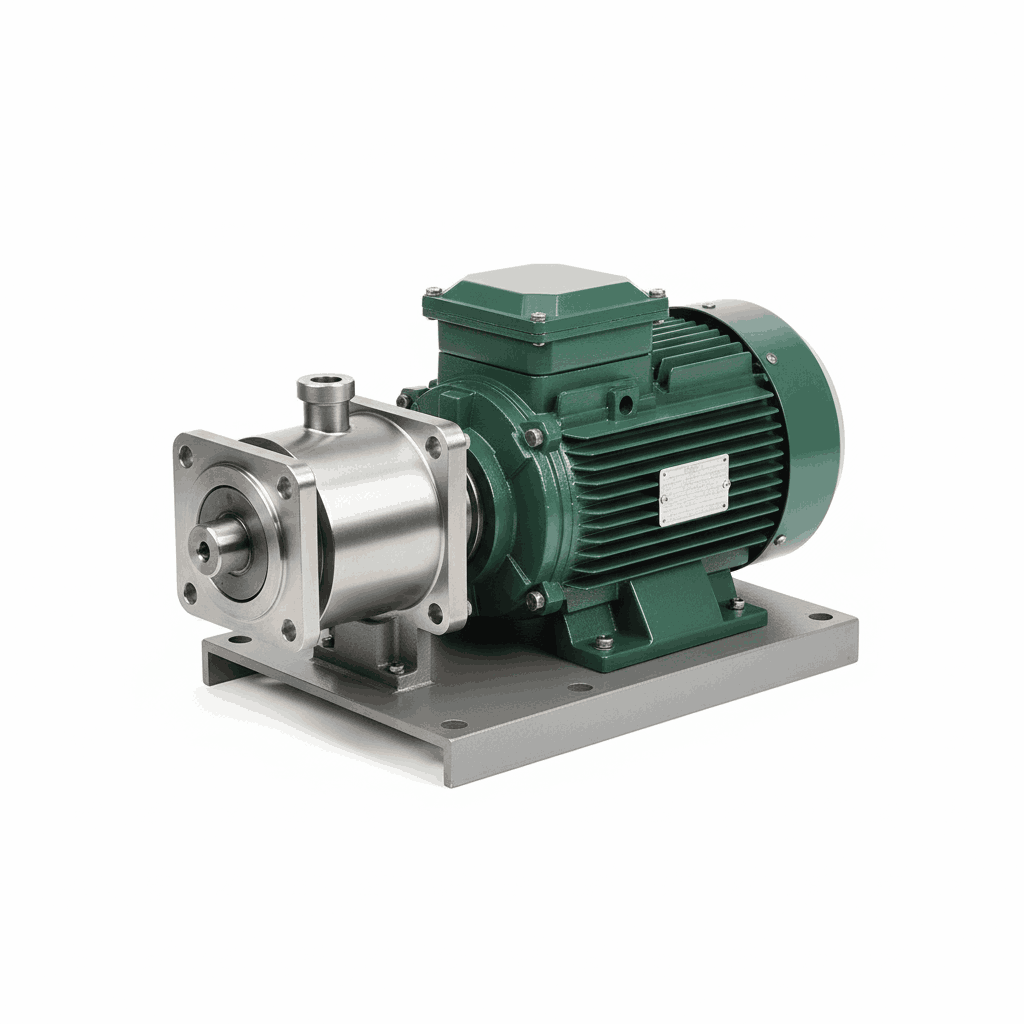 Jacking Oil Pump Motor Assembly 2 HP for Brush 7-290