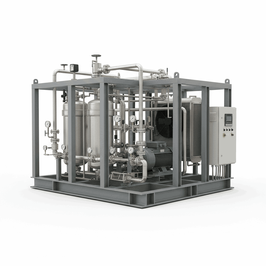 Mineral Lube Oil Skid Piping Assembly