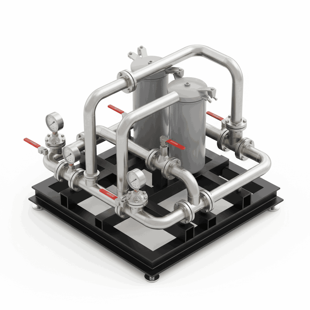 Generator Lube Oil Piping Fabrication for High Inertia Generator