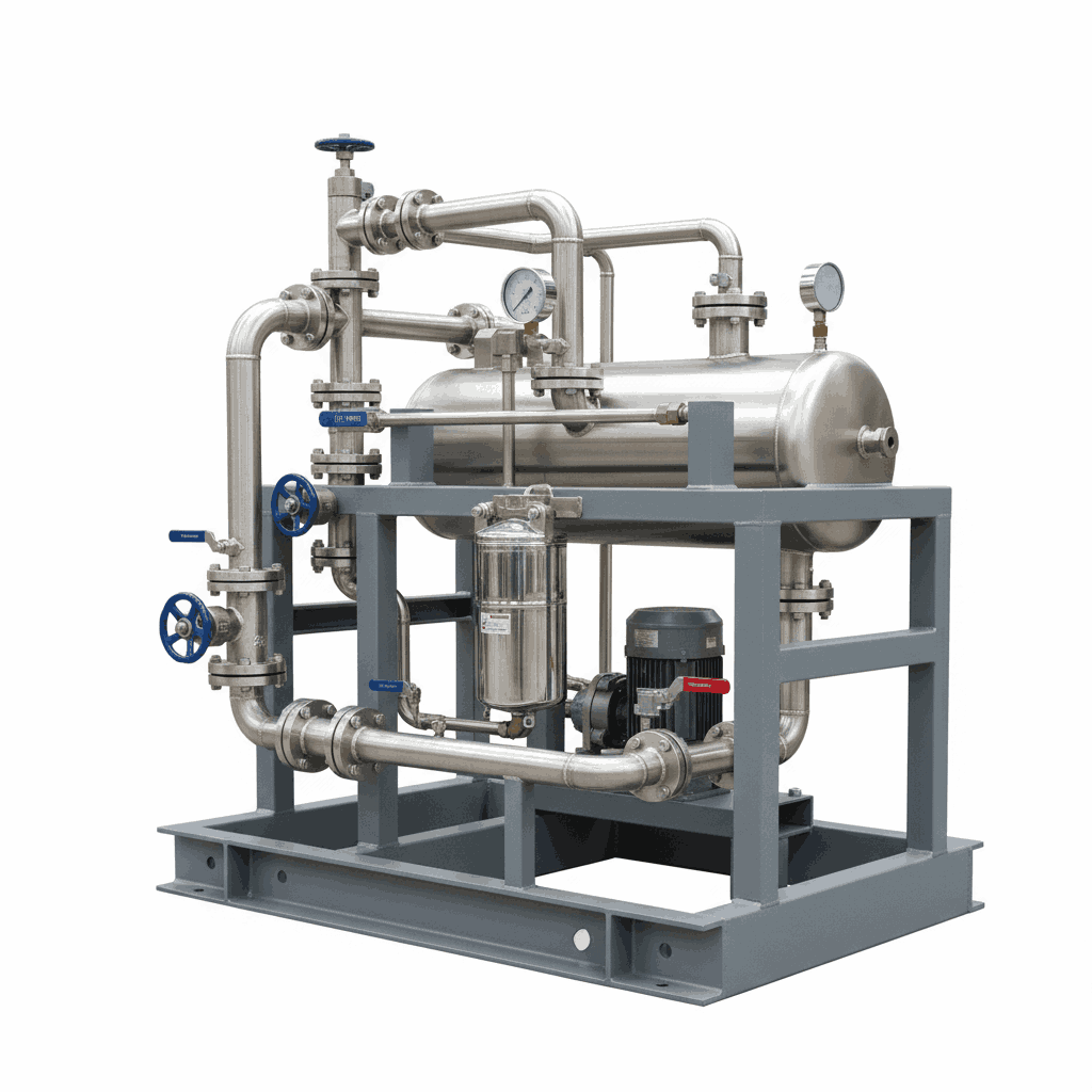 Mineral Lube Oil Skid Piping Assembly