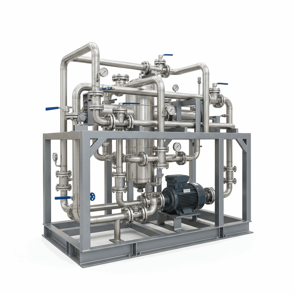 Generator Lube Oil Piping Assembly (Brush System)