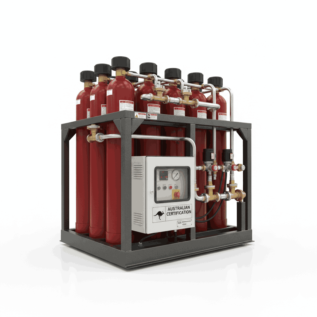 CO2 Fire Suppression System for CO2 Skid
