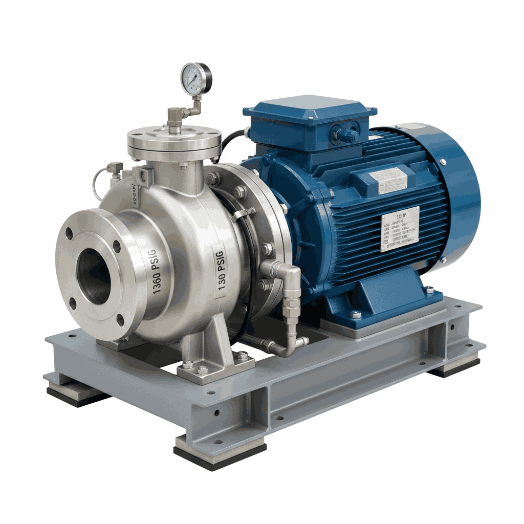 Liquid fuel pump/motor assembly