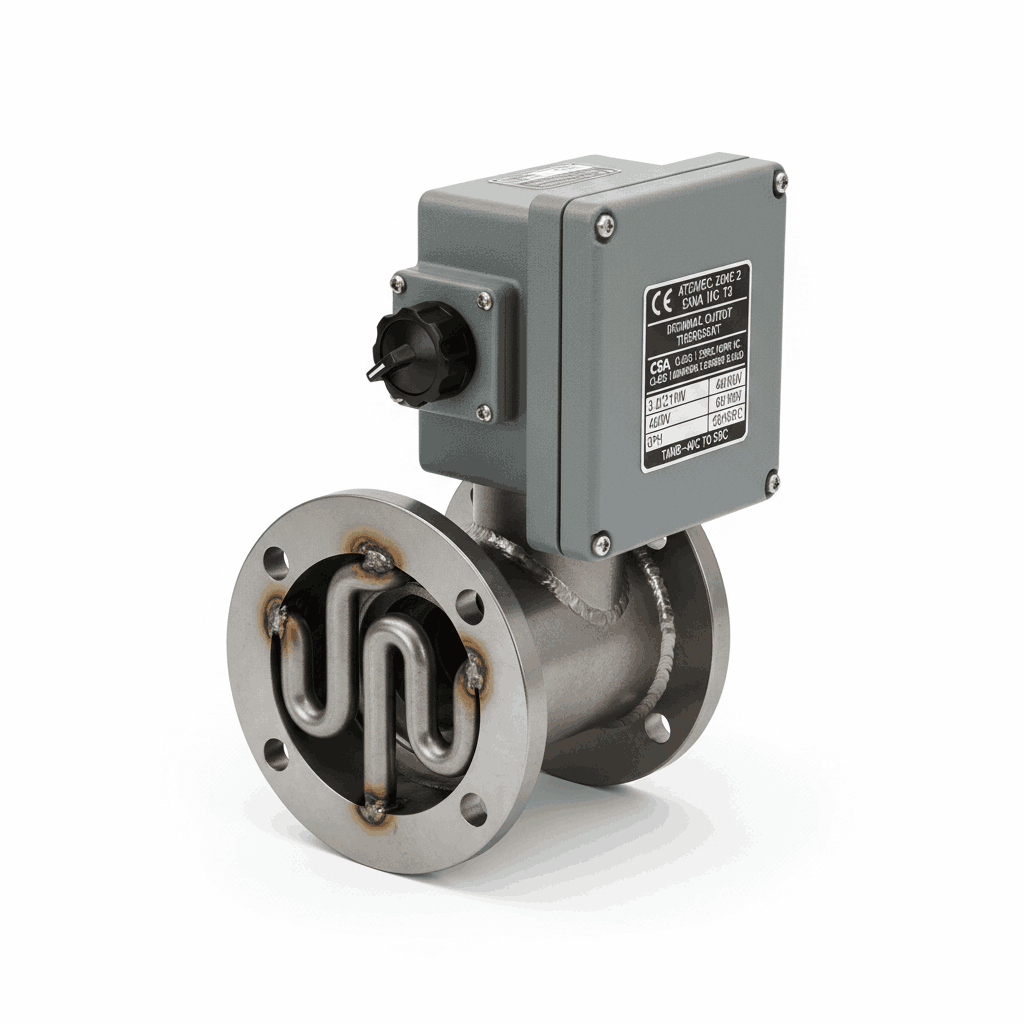 Immersion Tank Heater 3.0/2.1 kW ATEX Zone 2