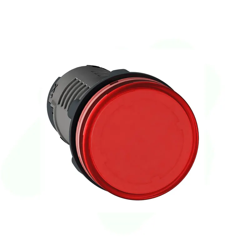 Red Push-to-test Pilot Light
