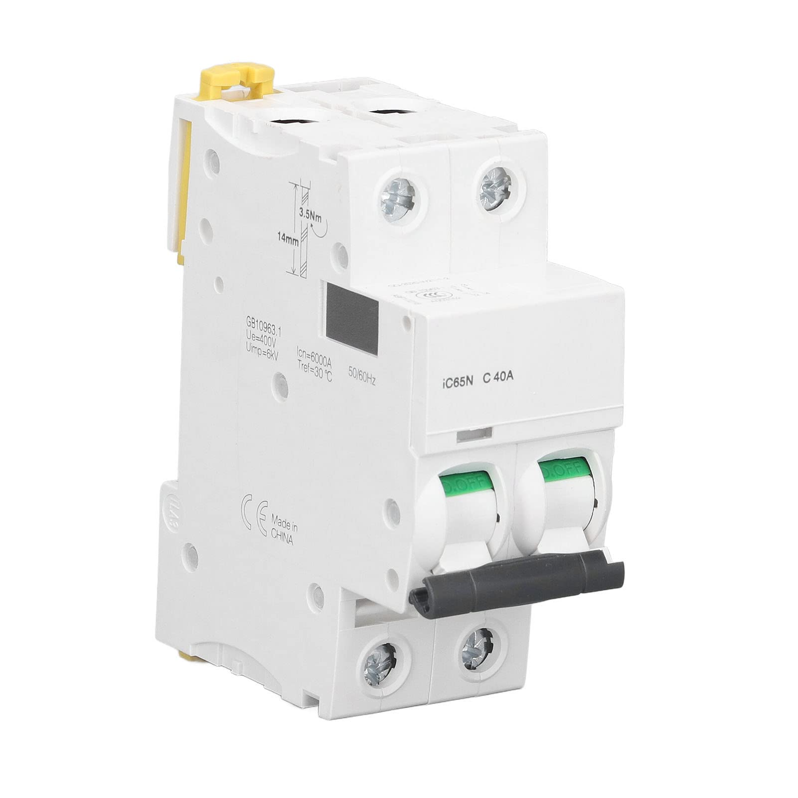 2P 40A DIN Mount Circuit Breaker