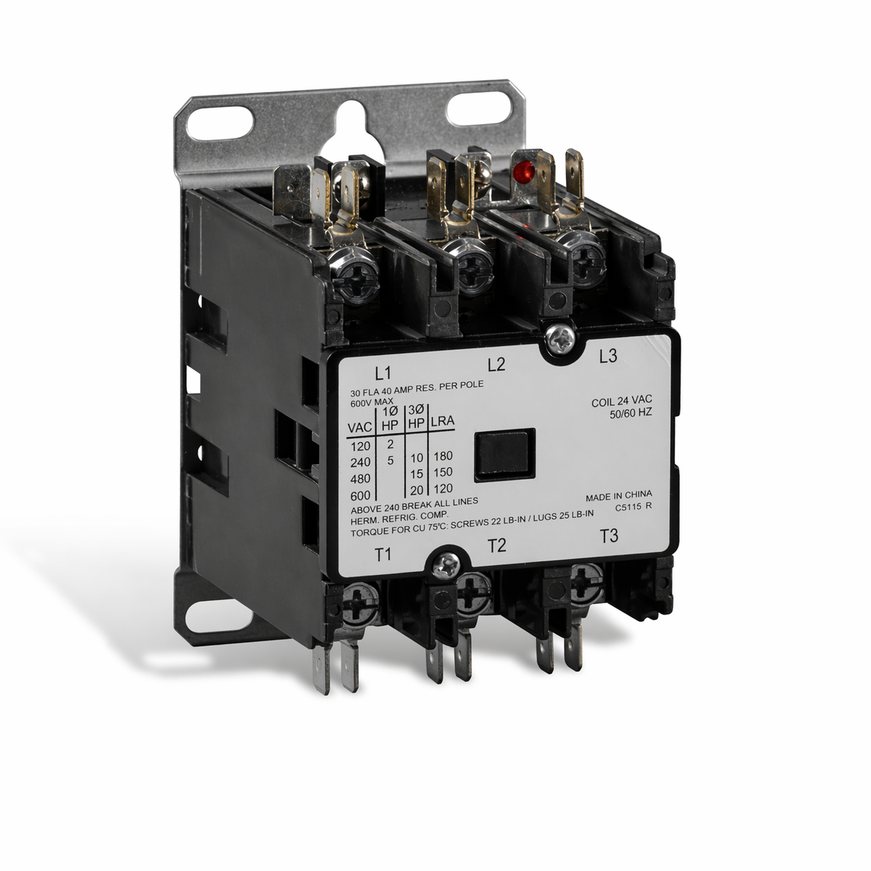 600V 3-Pole Contactor