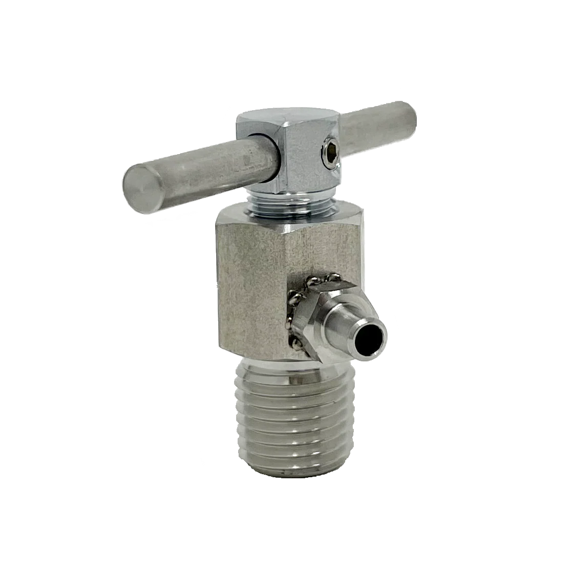 Stainless Steel 1/4 Inch MNPT Fitting Bleed Valve
