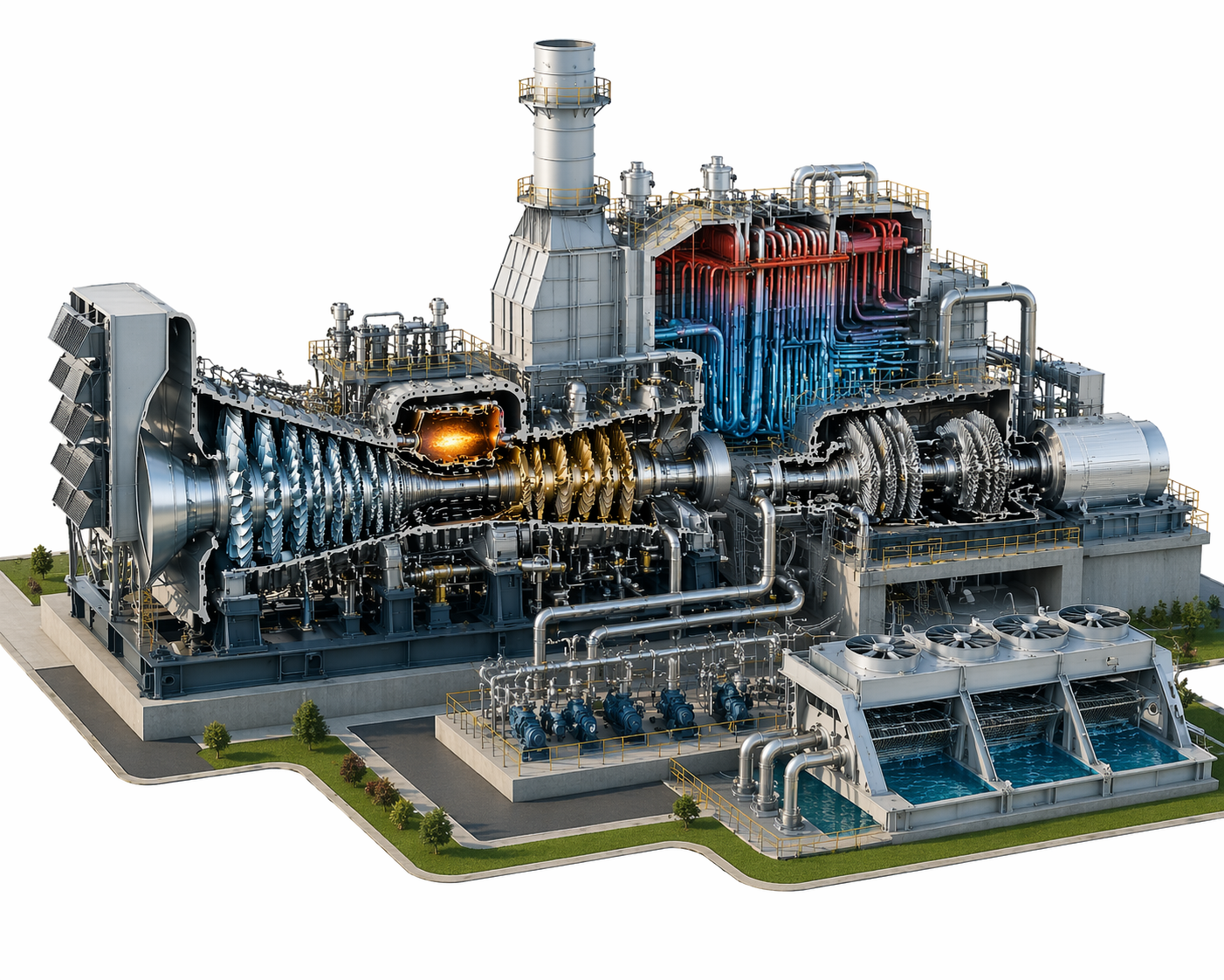 GE 7FA.05 Combined Cycle Power Plant (2x1 CCPP)