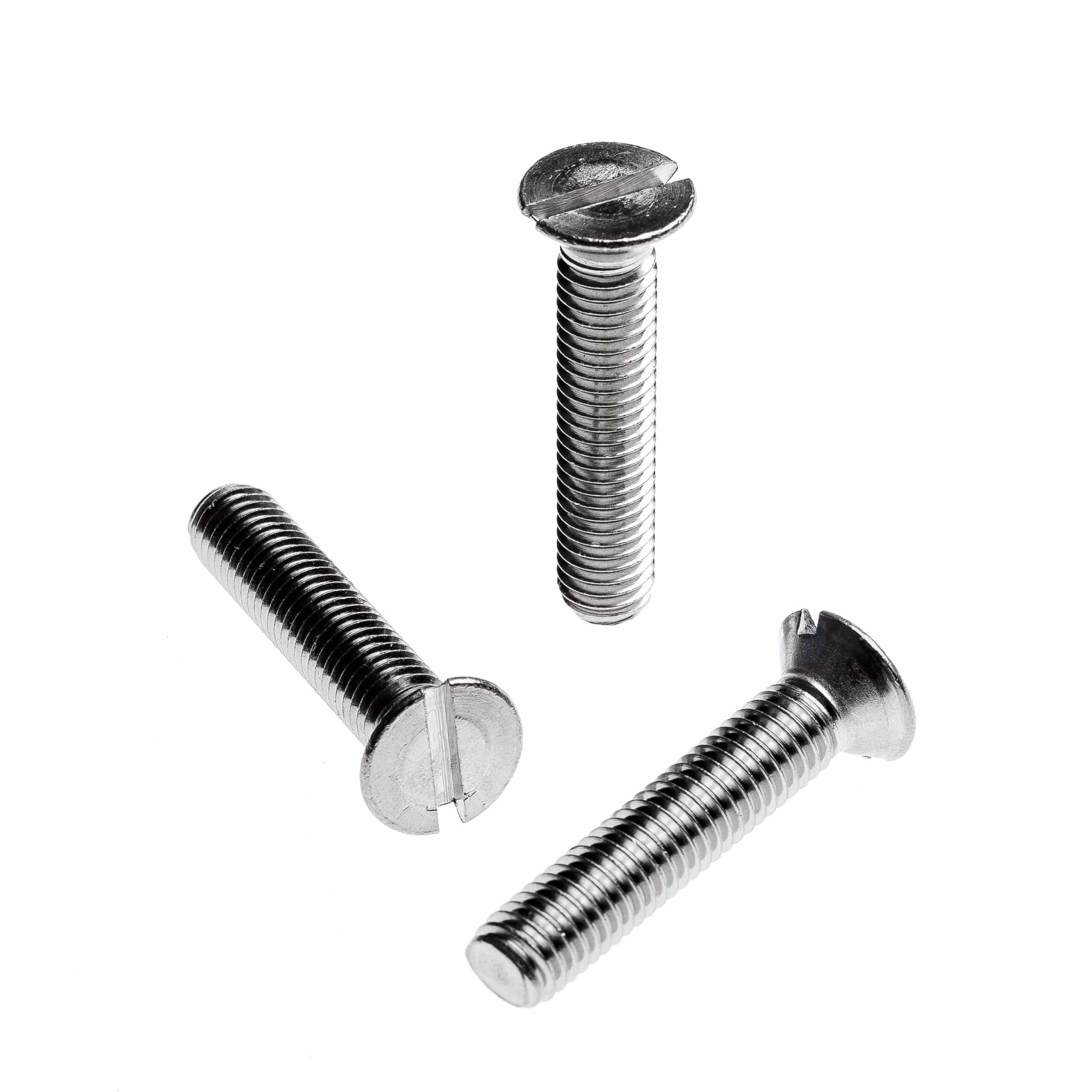Flat Head Slotted Machine Screw