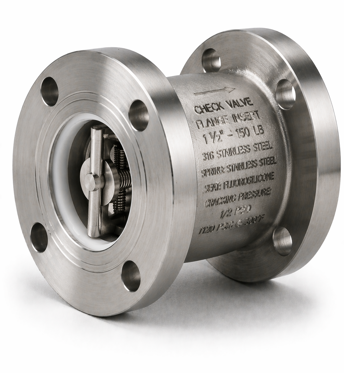 1 1/2-inch 150LB Flange Insert Check Valve