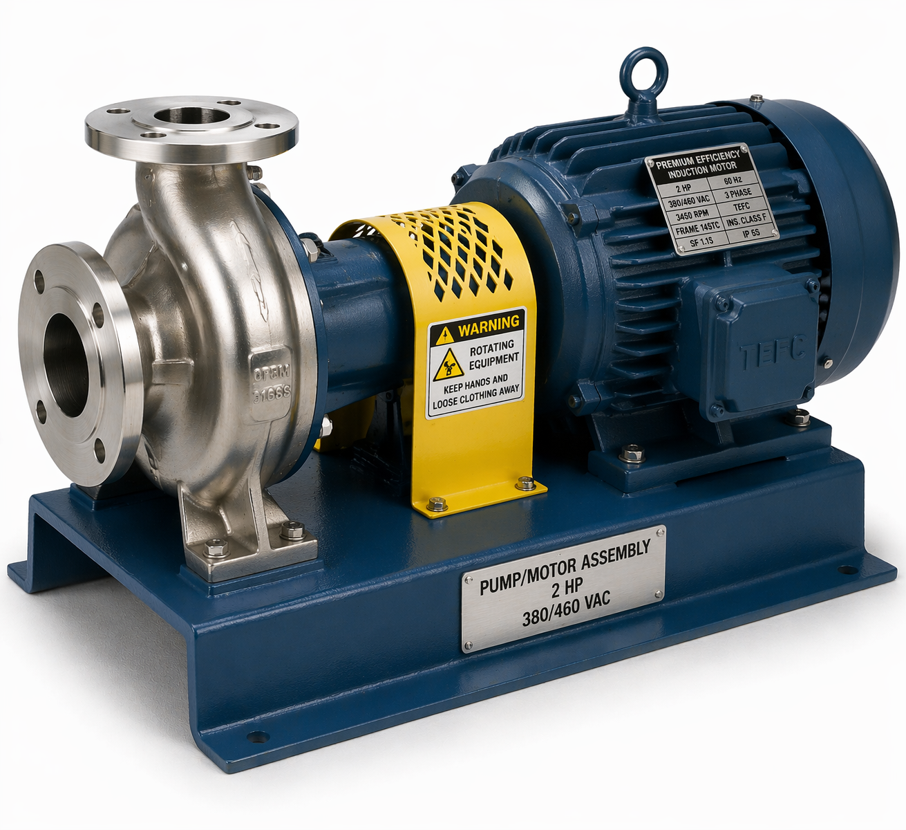 Pump/Motor Assembly With a 2 HP Motor