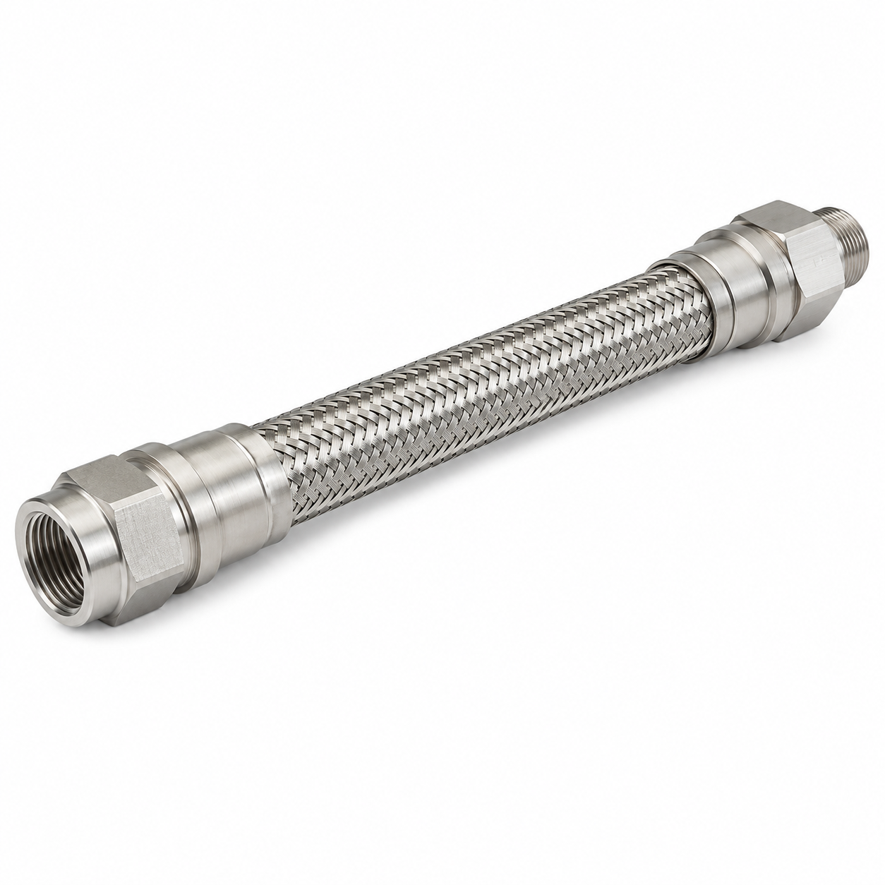1-Inch Metal Hose Assembly for Gas/Liquid Exhaust Drain